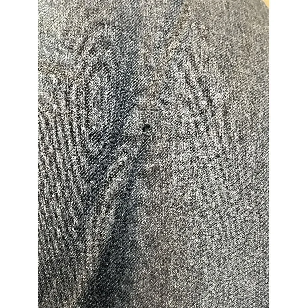 Lauren Ralph Lauren 44R‎ 100% Wool Gray Hopsack Blazer Jacket Sport Coat *FLAWS*